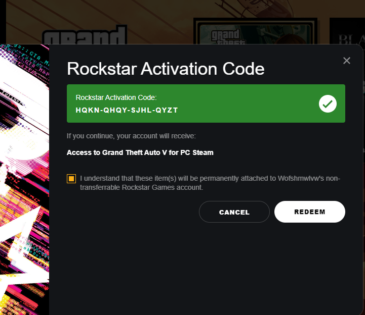 Activation Code Rockstar